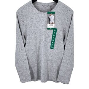 NWT English Laundry Mens XL T-Shirt Top Long Sleeve Crew Neck‎ Heather Gray